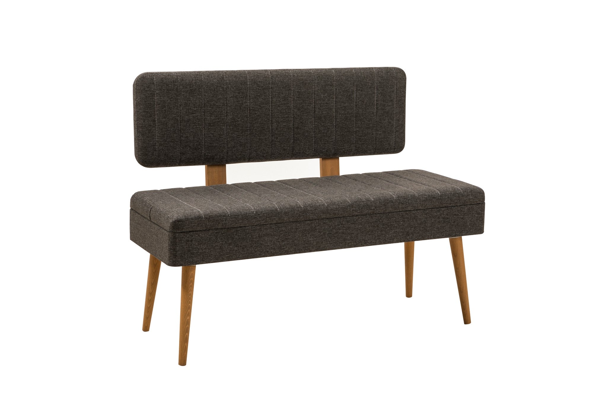 Conjunto de mesa de jantar extensível e cadeiras (6 peças), pinho do Atlântico e antracite | 100% revestido em melamina, pernas de madeira de carpa | Design moderno para refeições elegantes