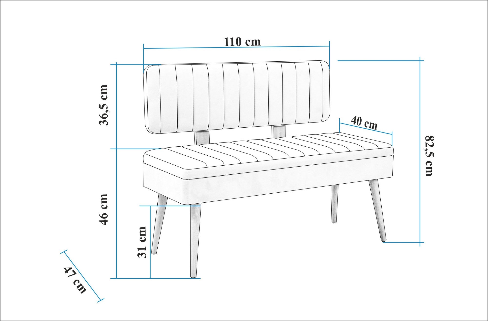 Conjunto de mesa de jantar extensível e cadeiras (6 peças), pinho do Atlântico e creme, 130-165 cm | 100% revestido em melamina, tecido de linho, pernas de madeira de carpa | Elegante e funcional para refeições modernas