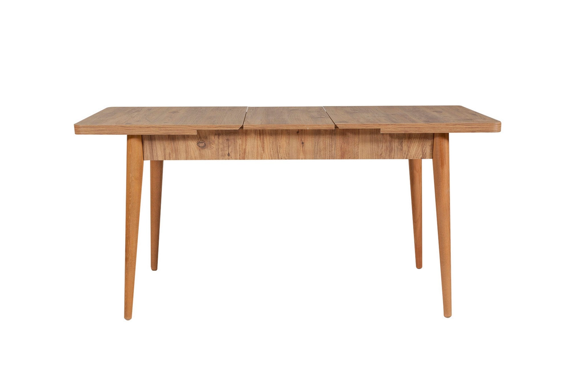 Conjunto de mesa de jantar extensível, cadeiras e Aparador (6 peças)-Vina-Pedra de Pinho Atlântico