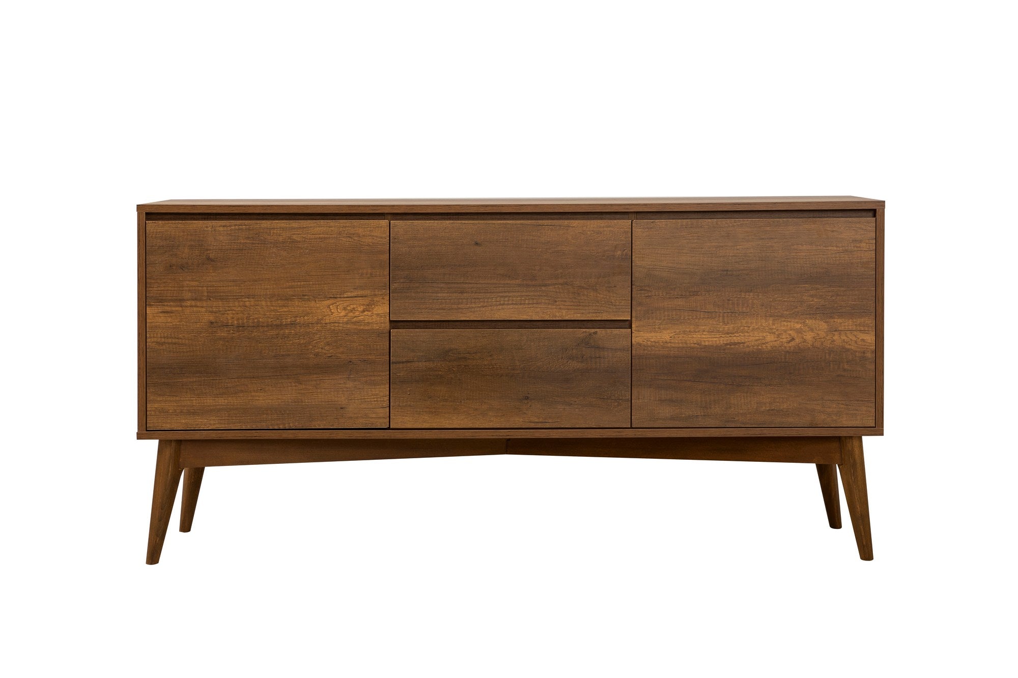 Conjunto de mesa de jantar extensível, cadeiras e Aparador (6 peças)-Vina-Nogueira
Azul Escuro