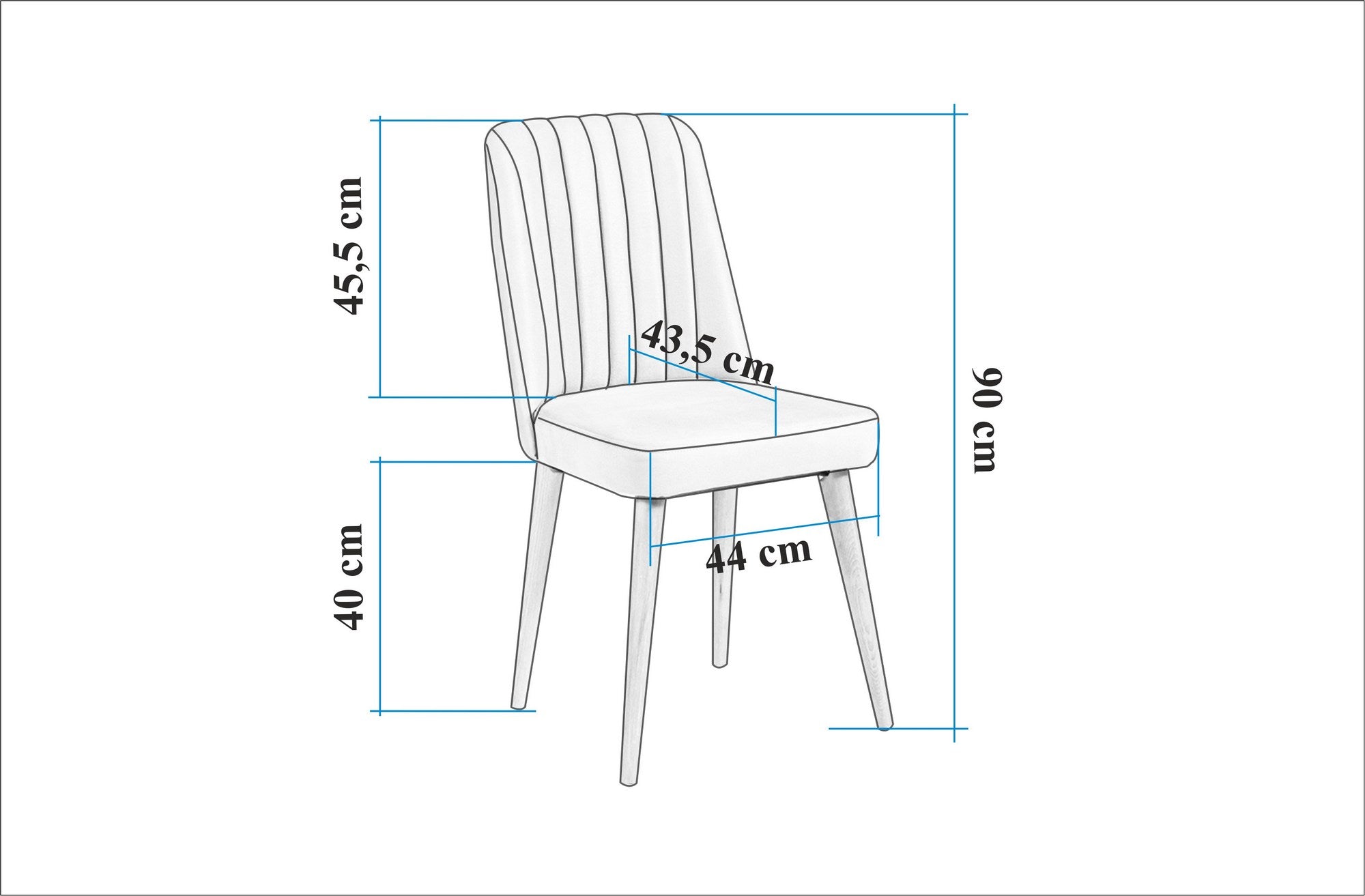 Conjunto de mesa de jantar extensível, cadeiras e Aparador (6 peças)-Vina-Nogueira
Pedra