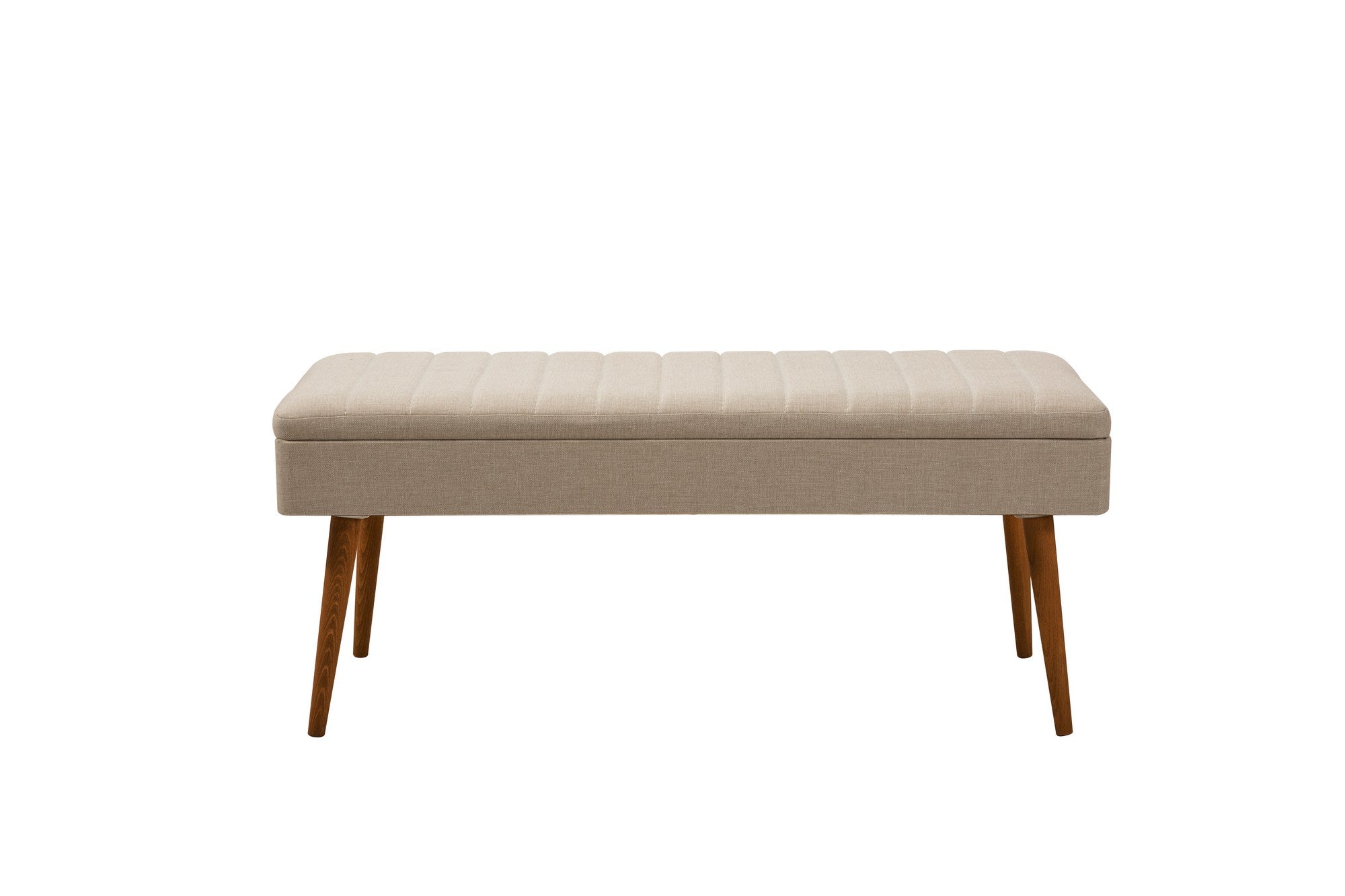 Conjunto de mesa de jantar extensível, cadeiras e Aparador (6 peças)-Vina-Nozes
Creme