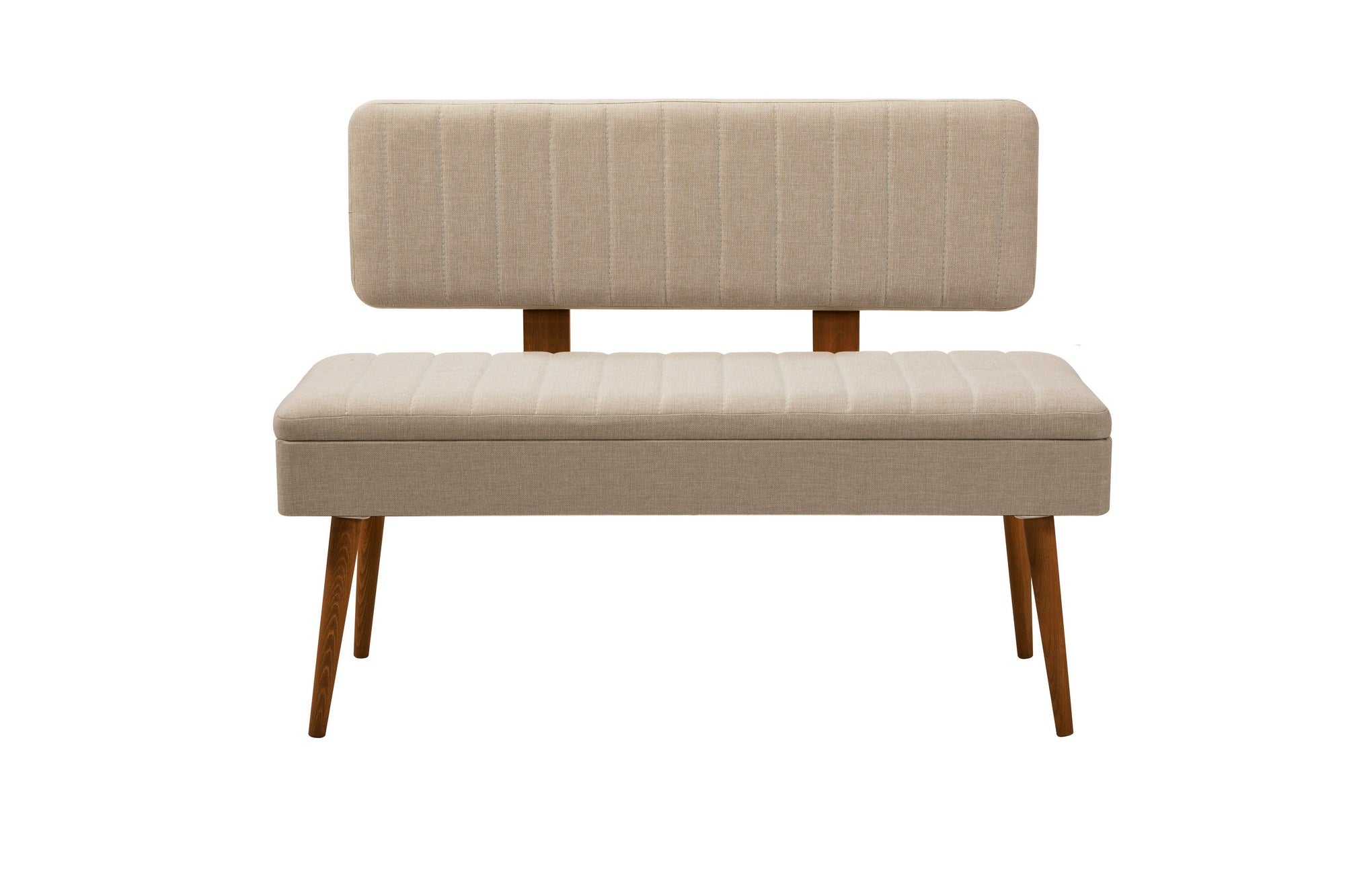 Conjunto de mesa de jantar extensível, cadeiras e Aparador (6 peças)-Vina-Nozes
Creme