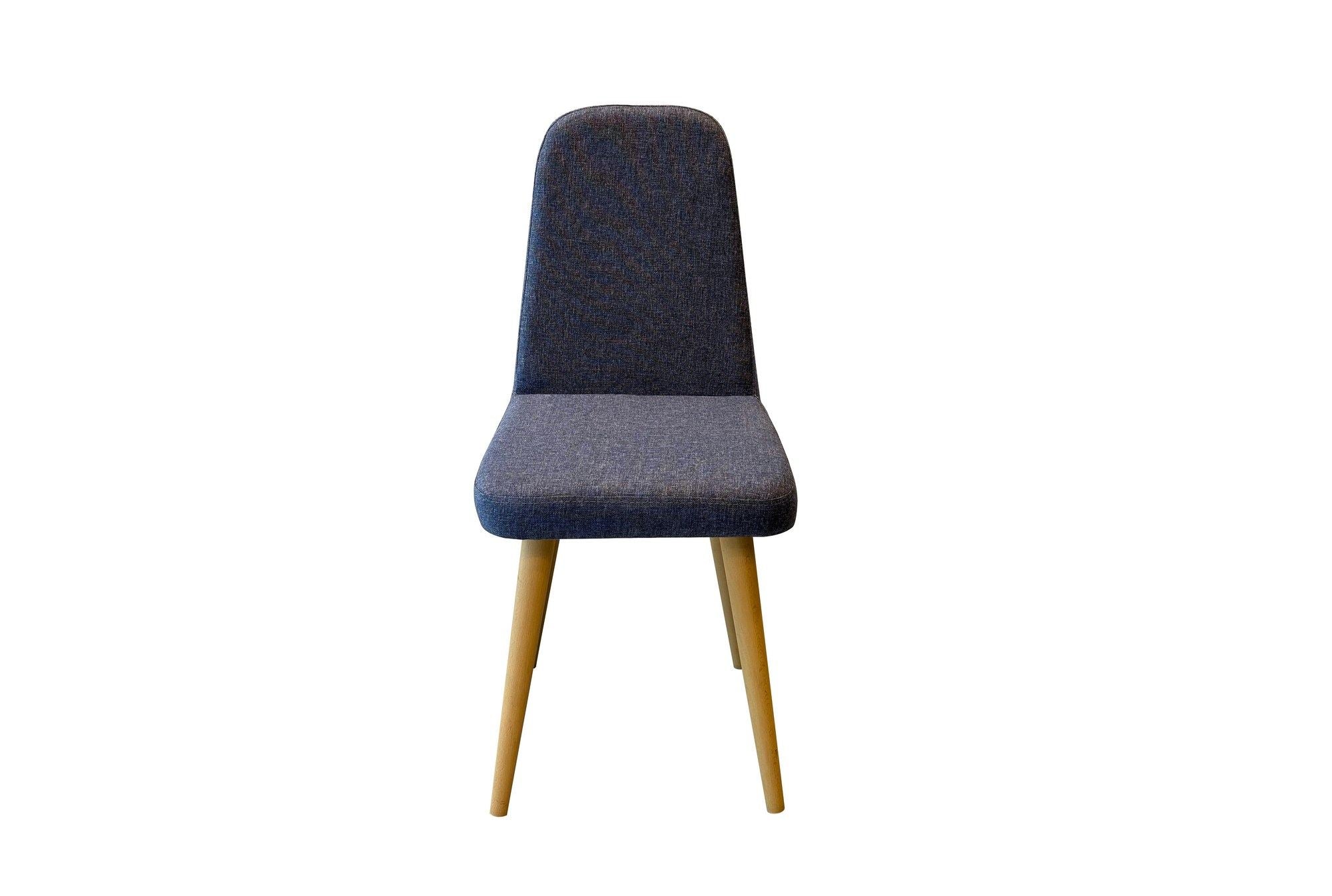 Conjunto de mesa de jantar extensível e cadeiras (6 peças)-Vina-Carvalho
Azul Escuro