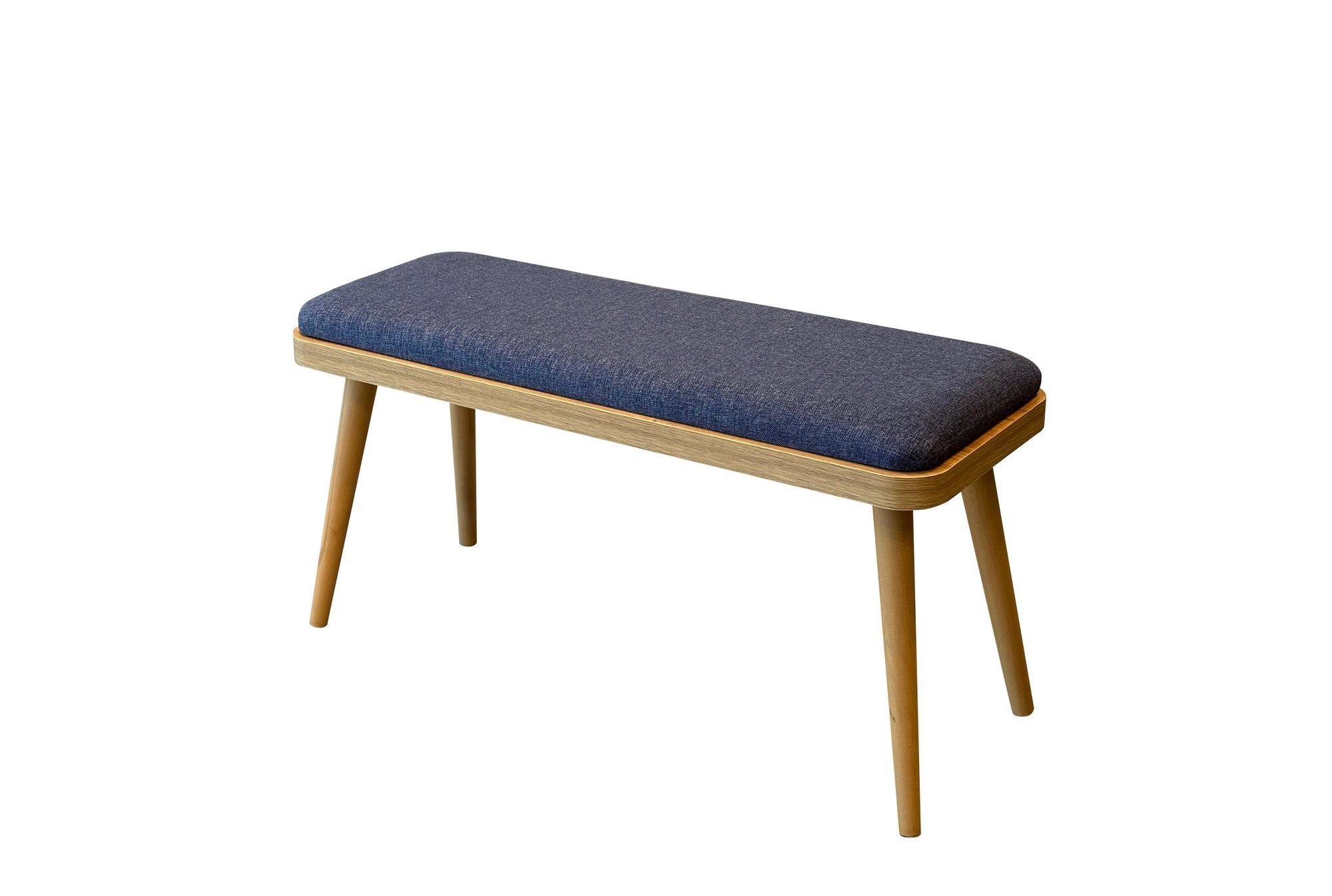 Conjunto de mesa de jantar extensível e cadeiras (4 peças)-Vina-Carvalho
Azul Escuro