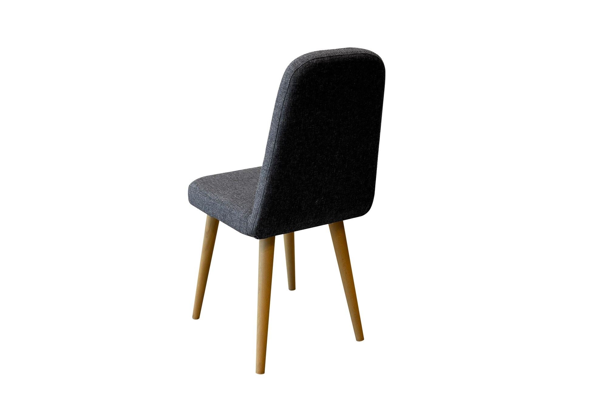 Conjunto de mesa de jantar extensível e cadeiras (4 peças)-Vina-Carvalho
Antracite