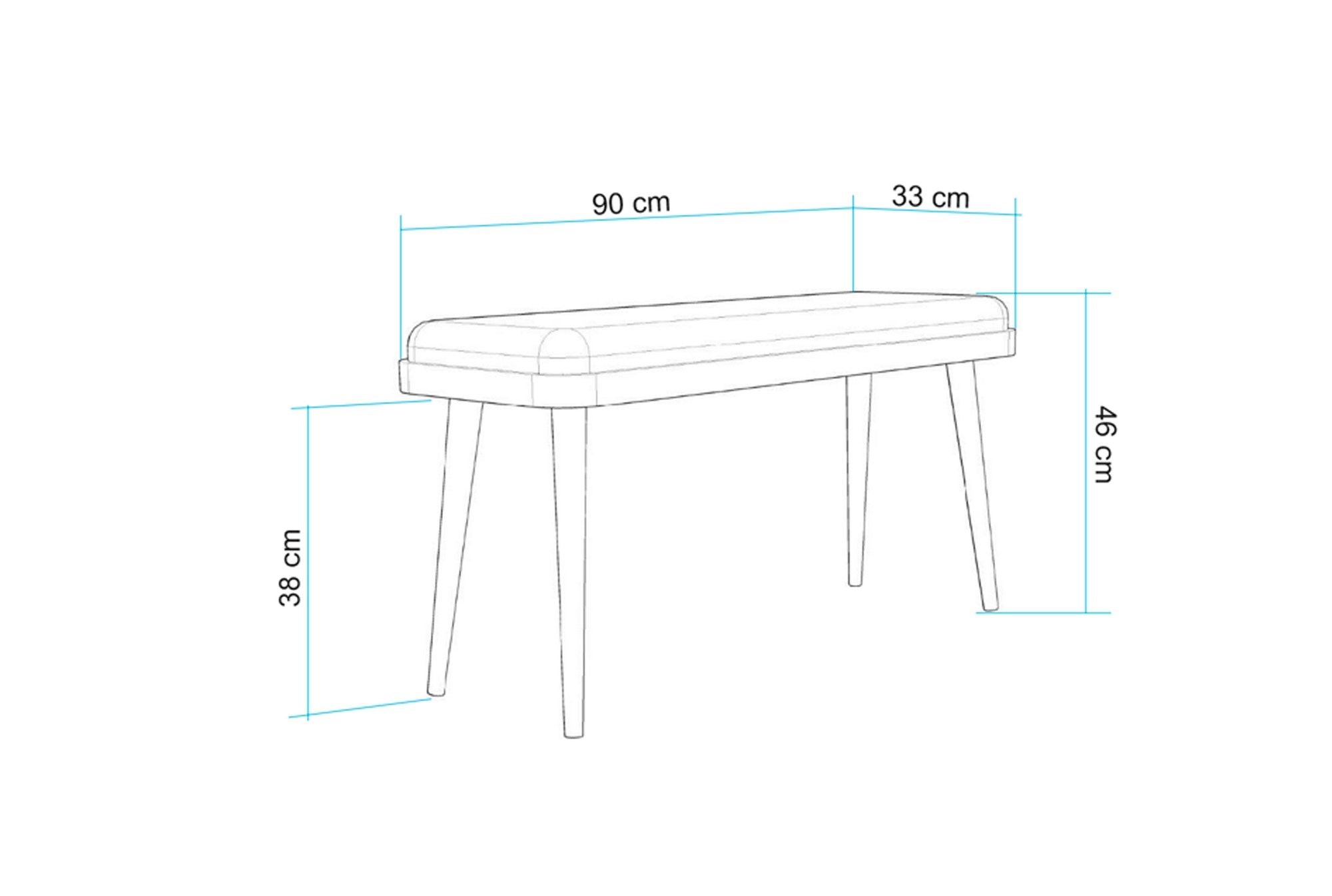 Conjunto de mesa de jantar extensível e cadeiras (6 peças)-Vina-Carvalho
Antracite