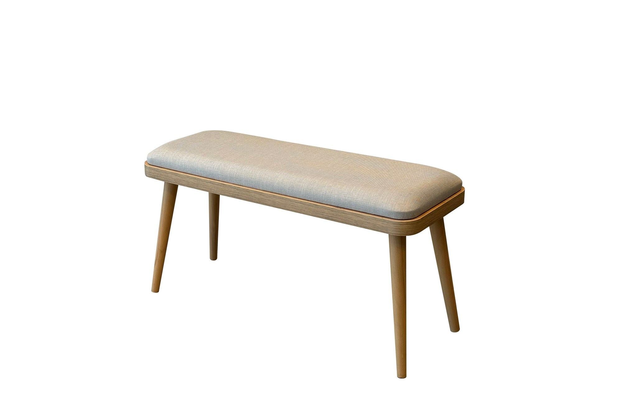 Conjunto de mesa de jantar extensível e cadeiras (4 peças)-Vina-Carvalho
Creme