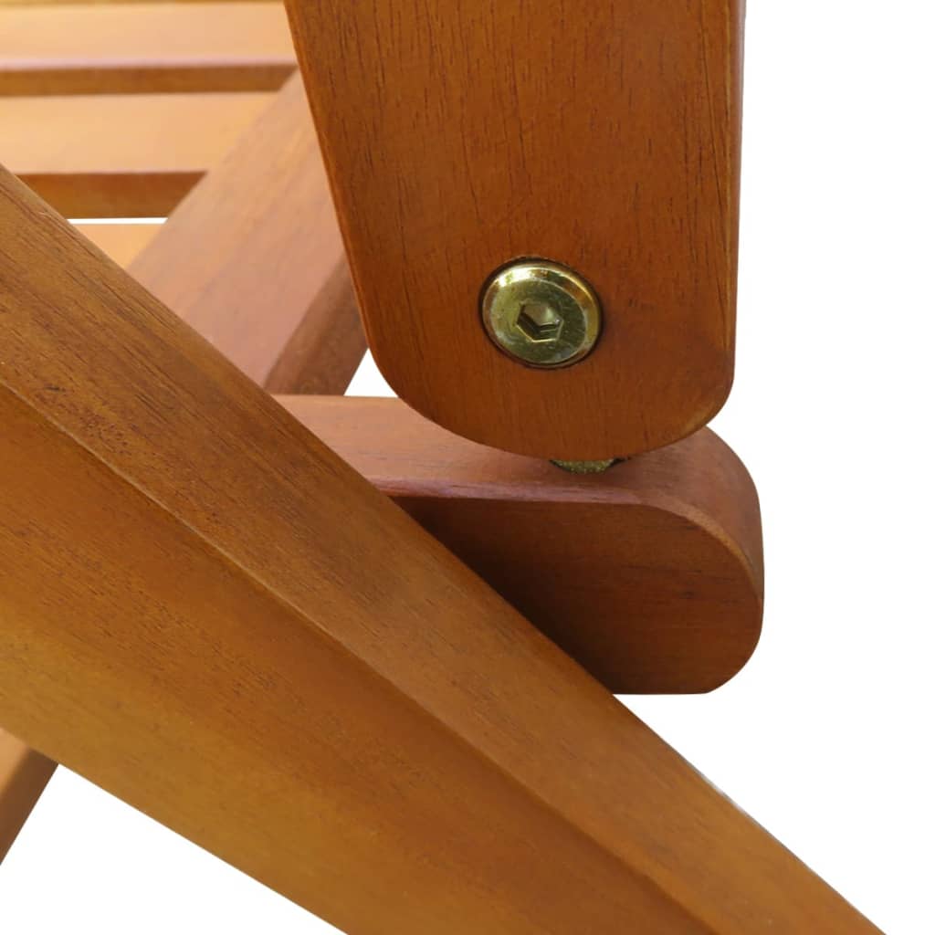 7 pcs conjunto de jantar exterior madeira acácia maciça