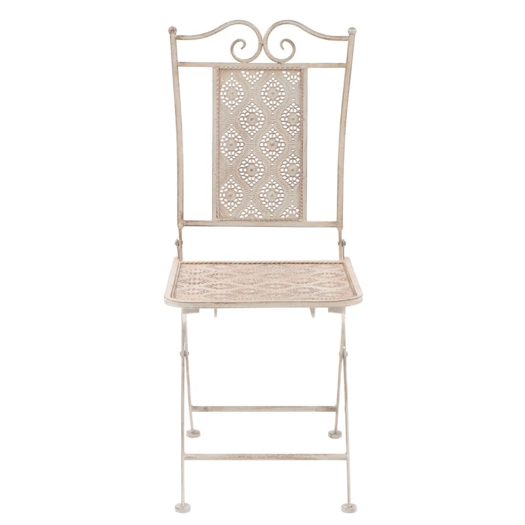 3 pcs conjunto bistrô em aço branco