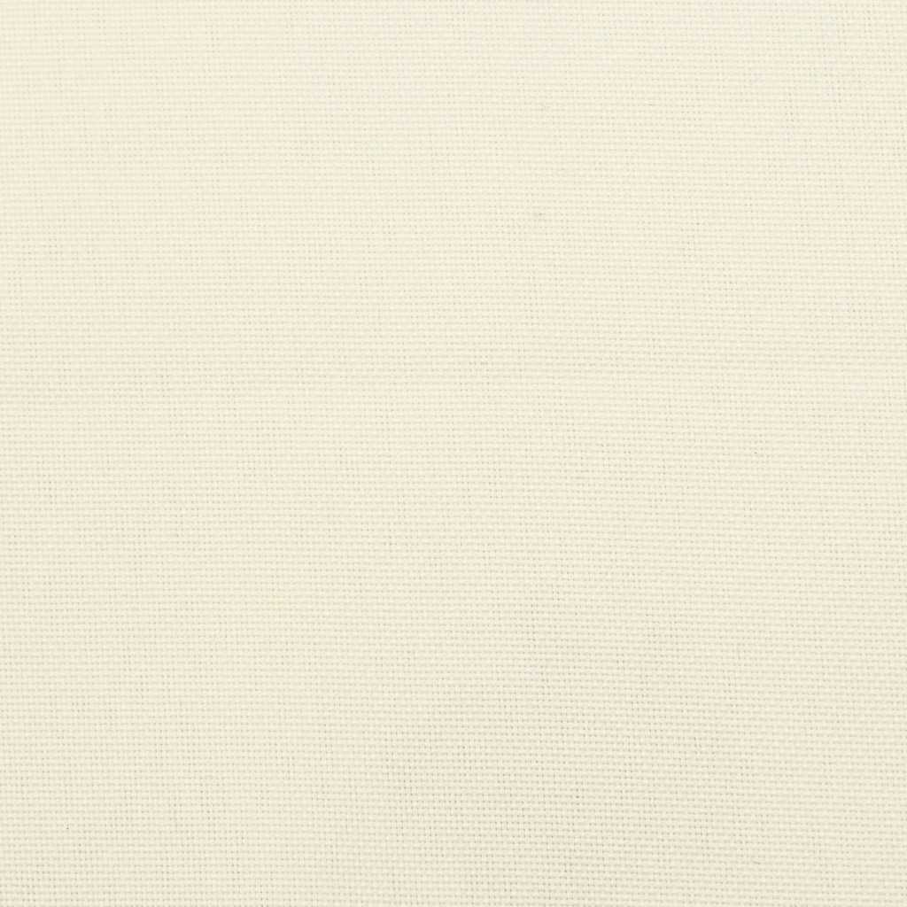 Almofadão p/ banco de jardim 150x50x4 cm tecido oxford creme