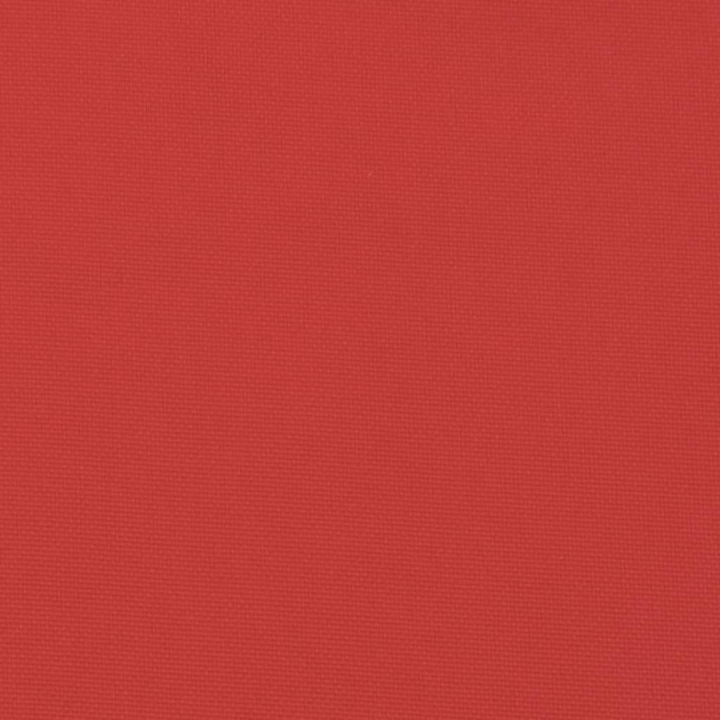 Almofadão p/ banco de jardim 100x50x3cm tecido oxford vermelho