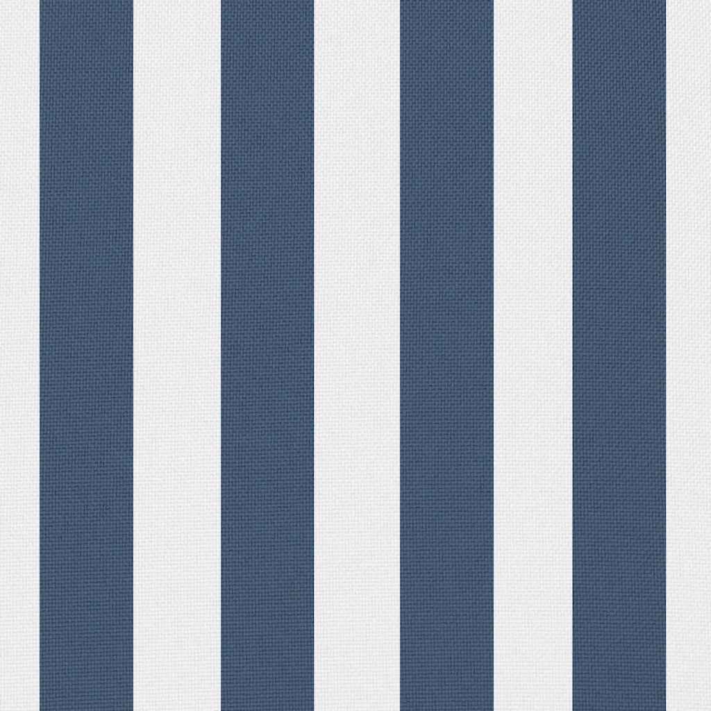 Almofadas para exterior 4 pcs 45x45 cm riscas azul-marinho