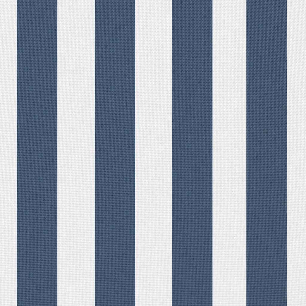 Almofadas para exterior 2 pcs 60x40 cm riscas azul-marinho