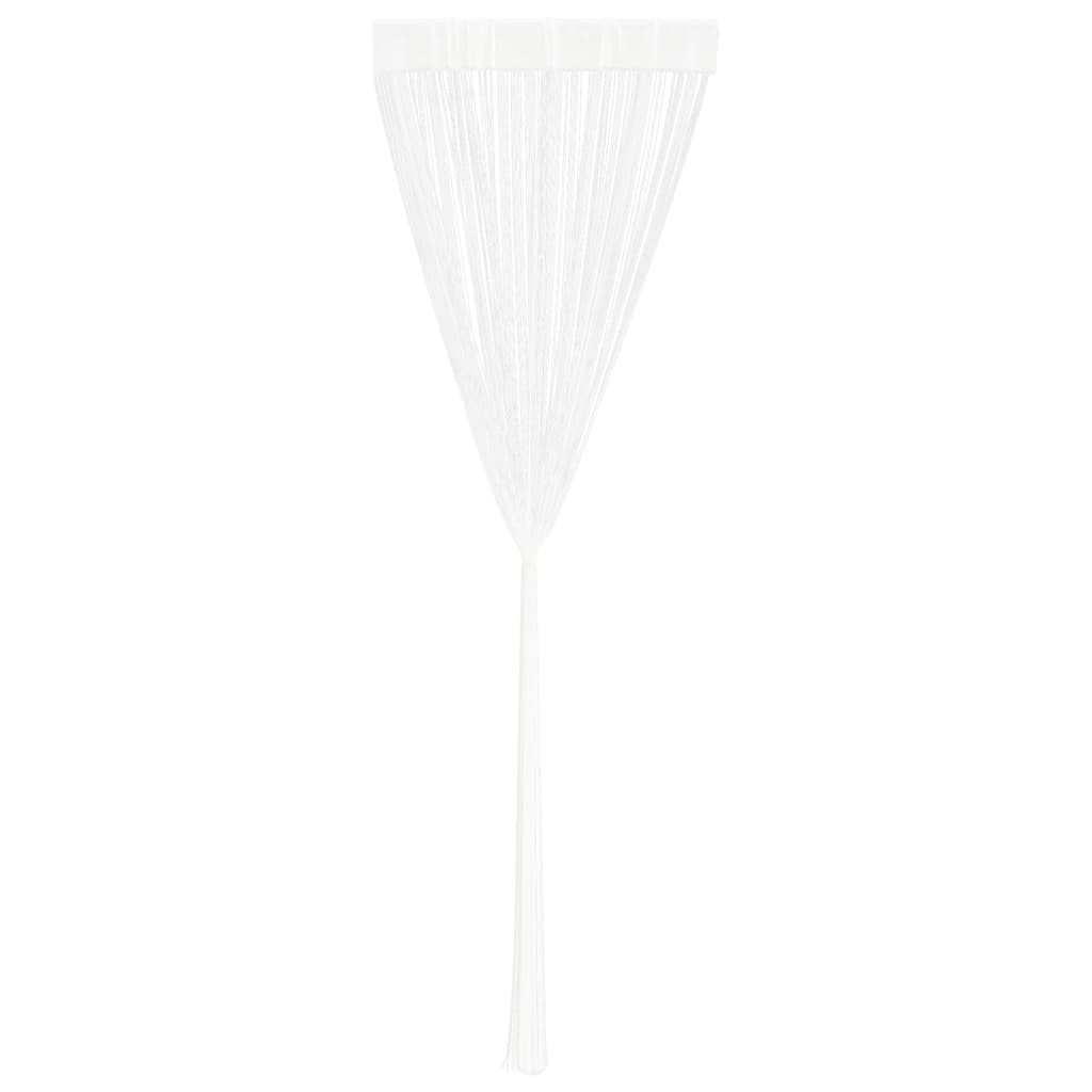 Cortinas de fios 2 pcs 100x250 cm azul