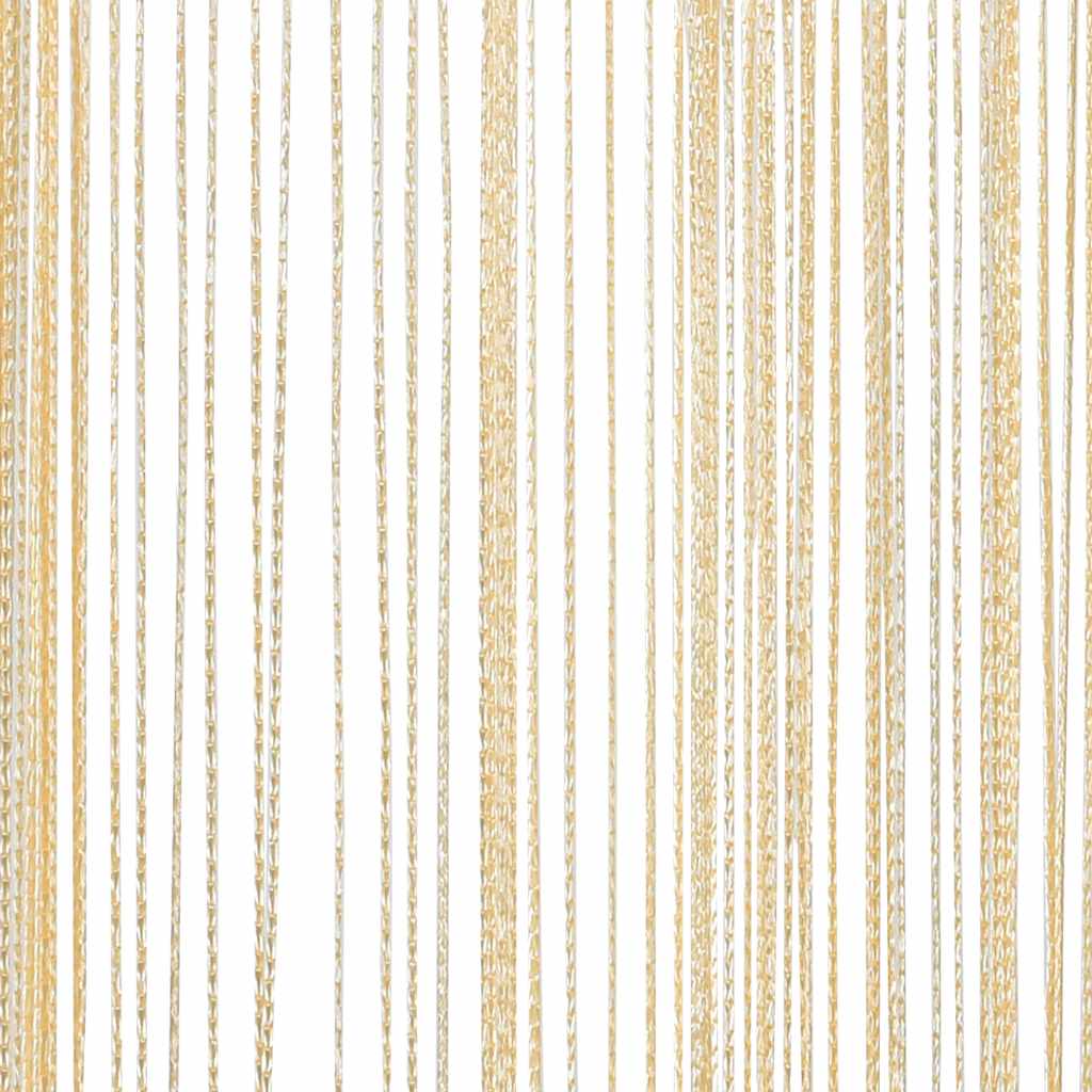 Cortinas de fios 2 pcs 100x250 cm azul