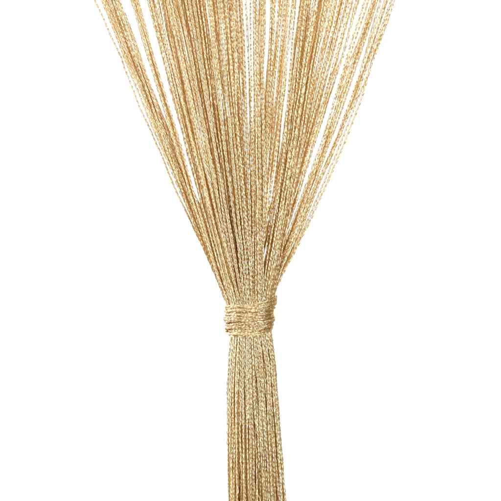 Cortinas de fios 2 pcs 100x250 cm azul