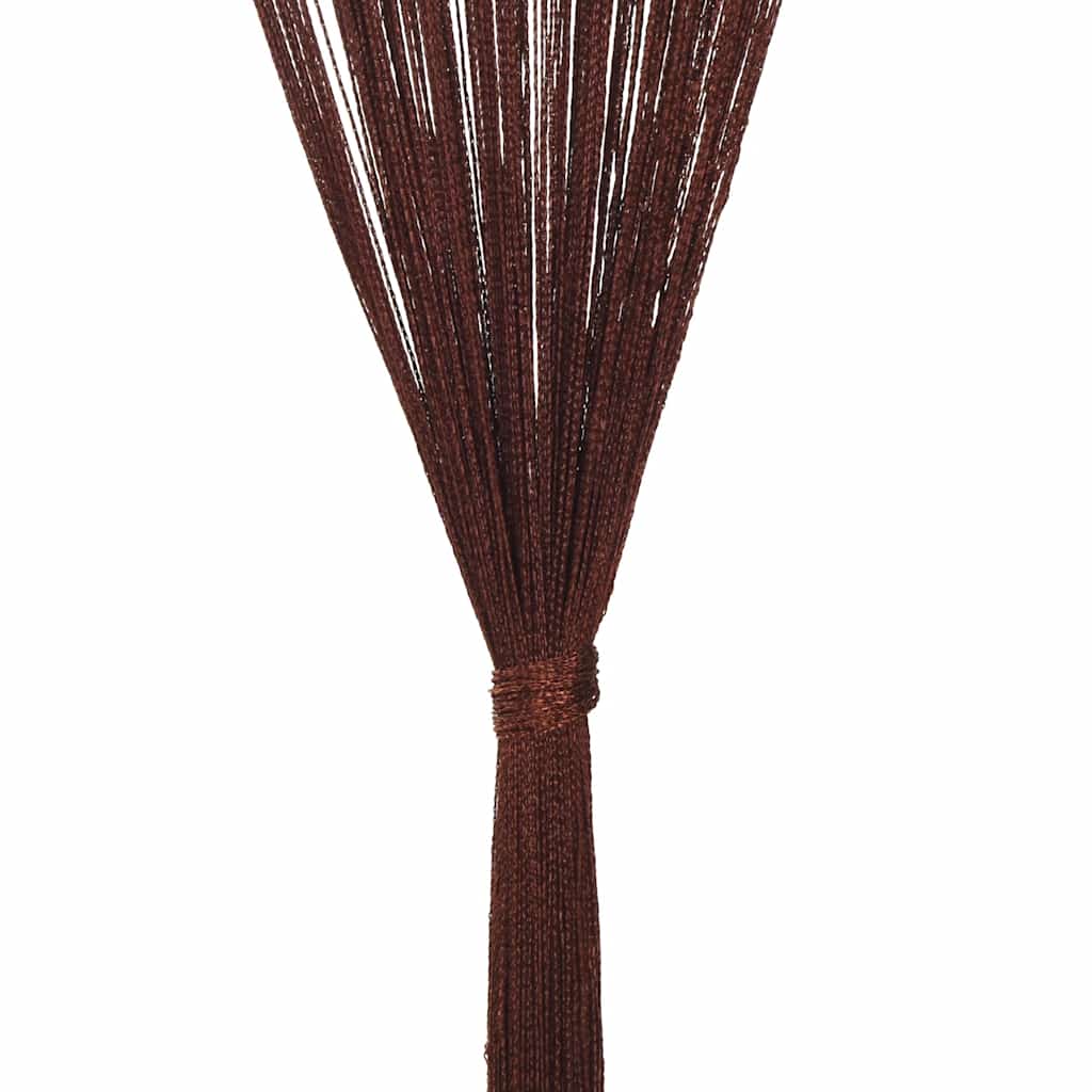 Cortinas de fios 2 pcs 100x250 cm azul