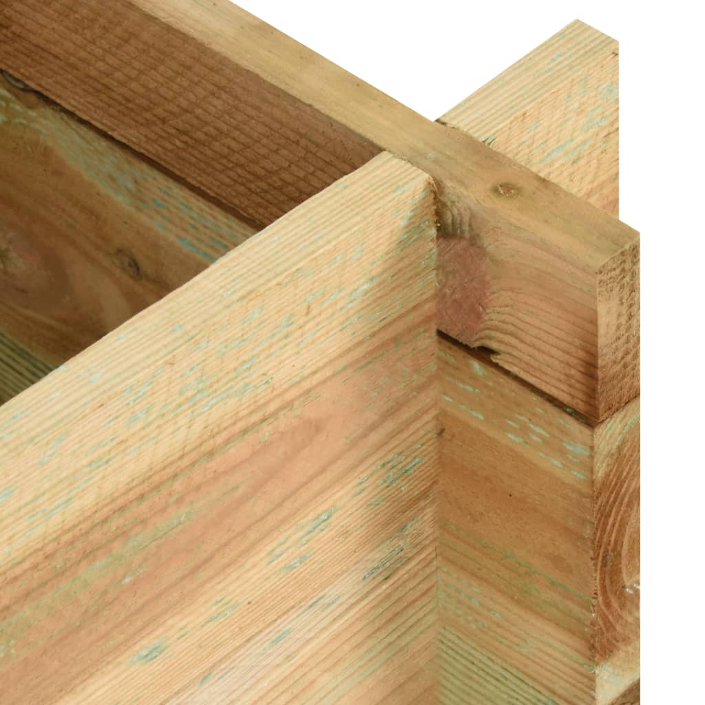 Canteiro elevado jardim 40 cm pinho impregnado