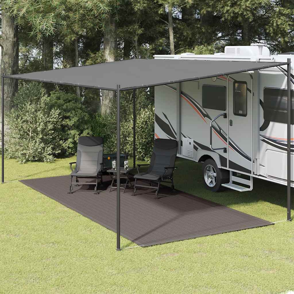 Tapete de campismo para tenda 250x600 cm antracite