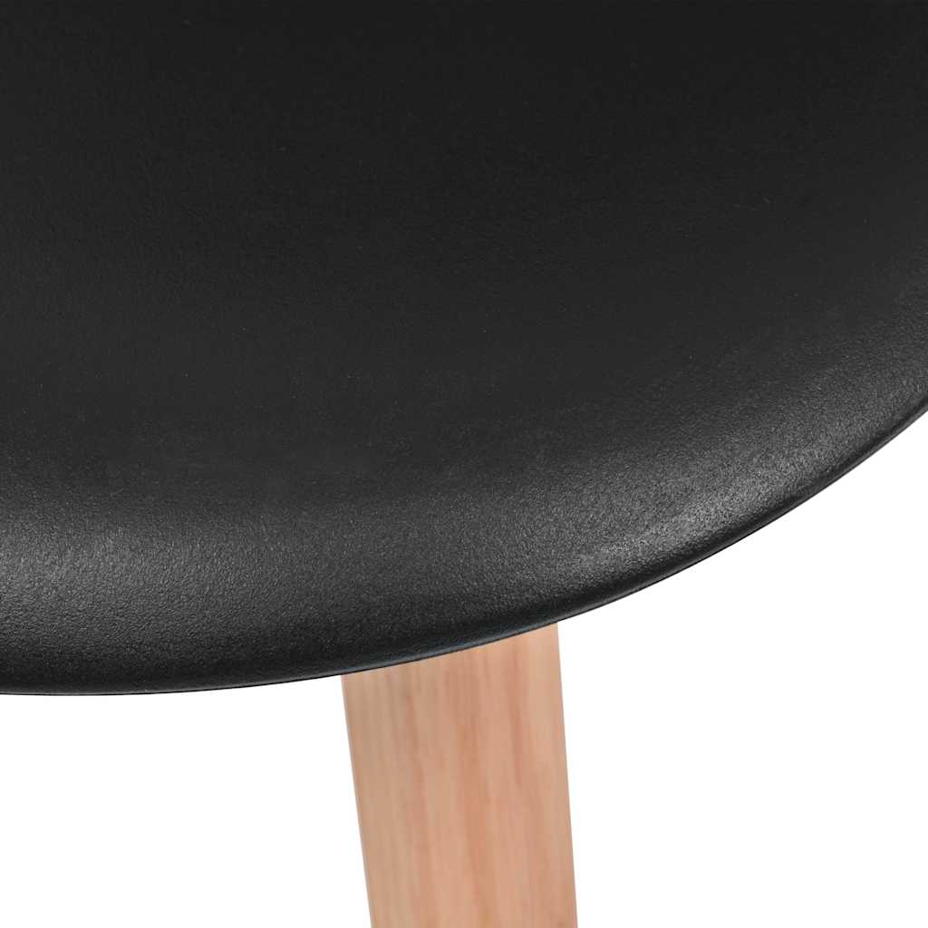 Cadeiras de jantar 6 pcs plástico branco