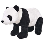 Brinquedo de montar panda peluche preto e branco XXL