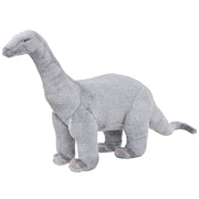 Brinquedo de montar dinossauro braquiossauro peluche cinza XXL