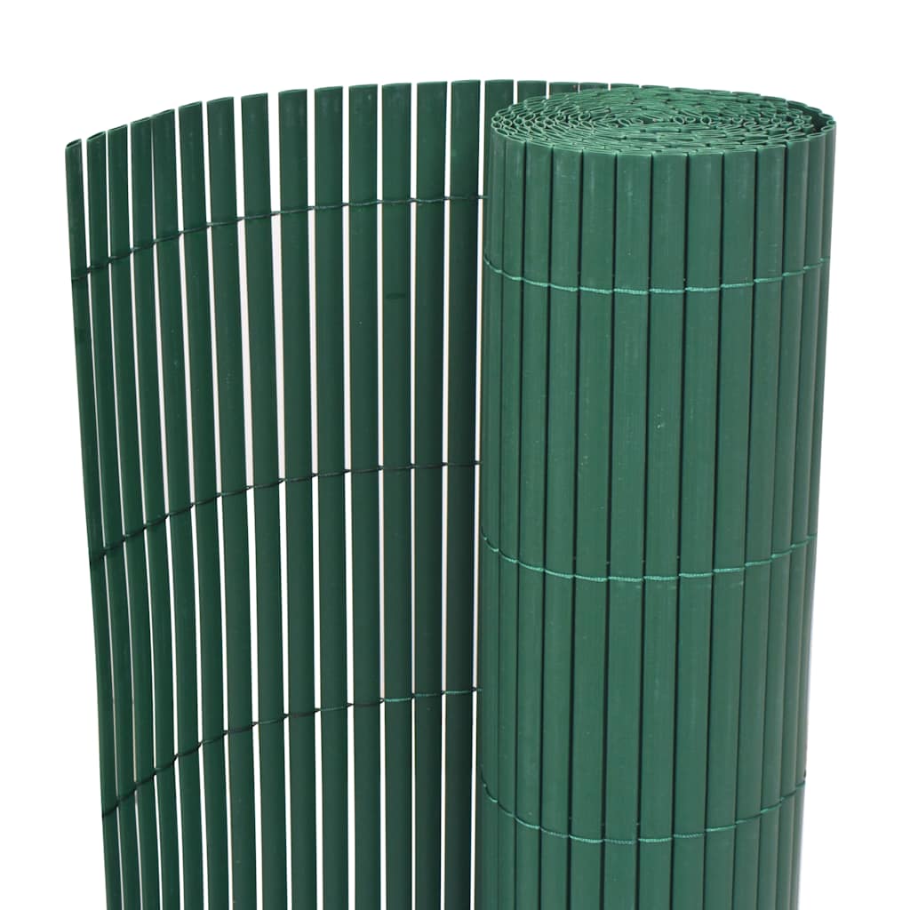Cerca de jardim dupla face 90x300 cm PVC verde