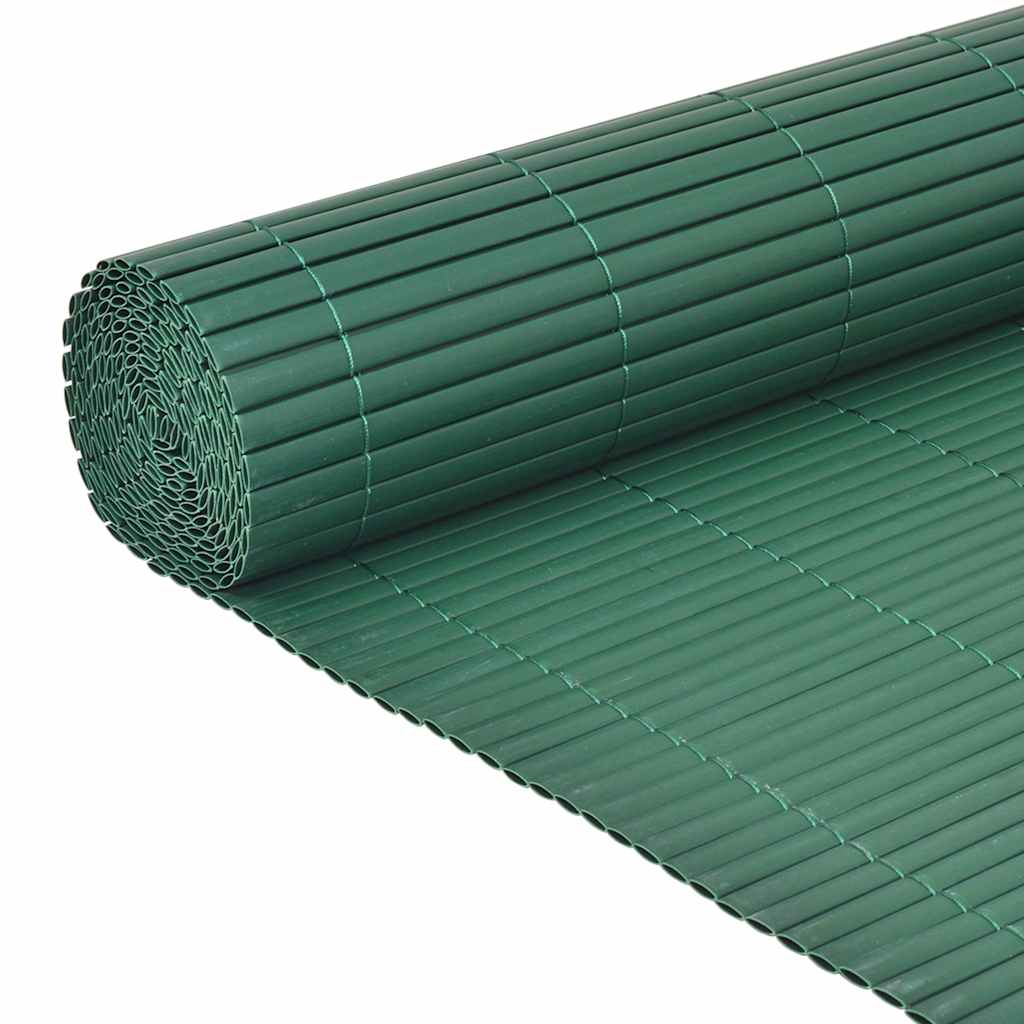 Cerca de jardim dupla face 90x300 cm PVC verde