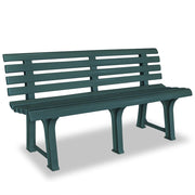 Banco de jardim 145,5 cm plástico verde
