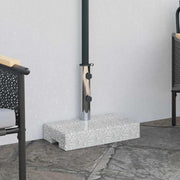 Base para guarda-sol em granito retangular 25 kg