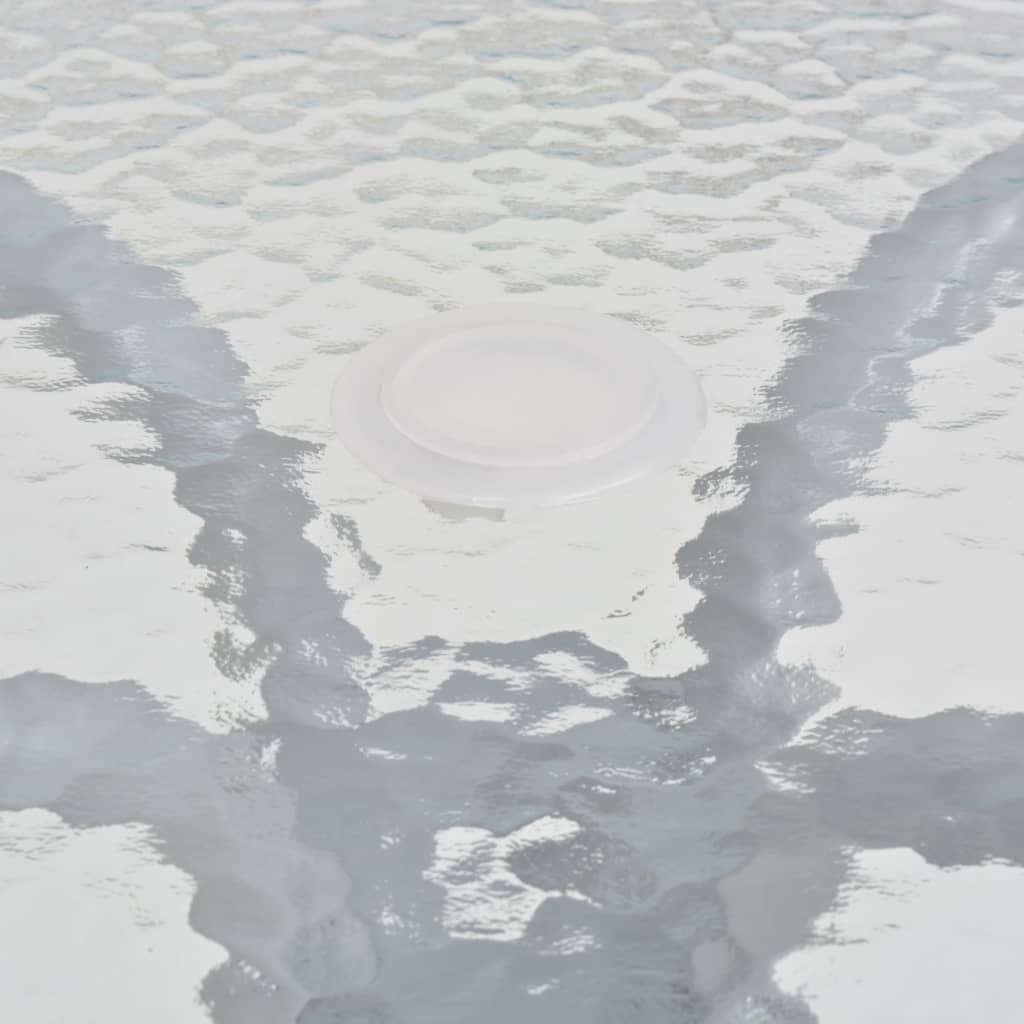 6pcs conjunto de jantar para jardim textilene cinzento