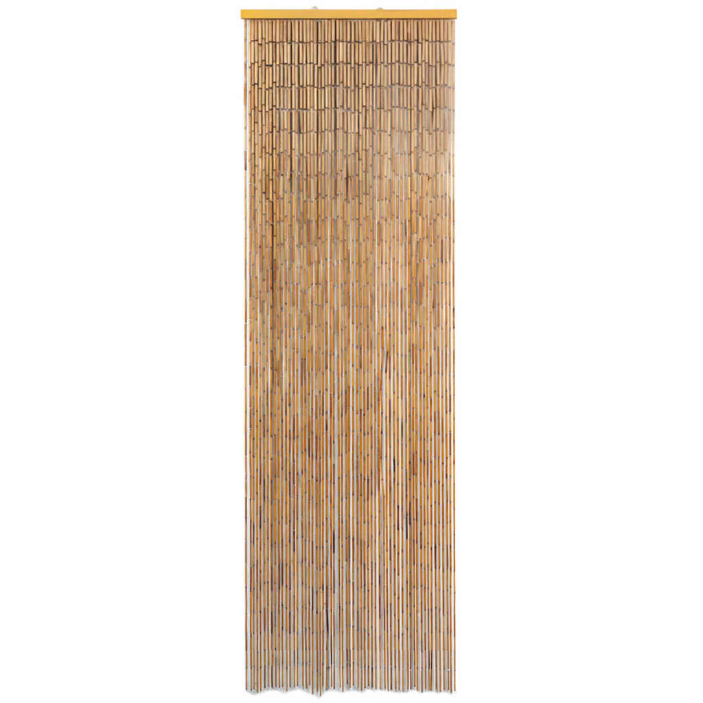 Cortina de porta anti-insetos em bambu 56x185 cm