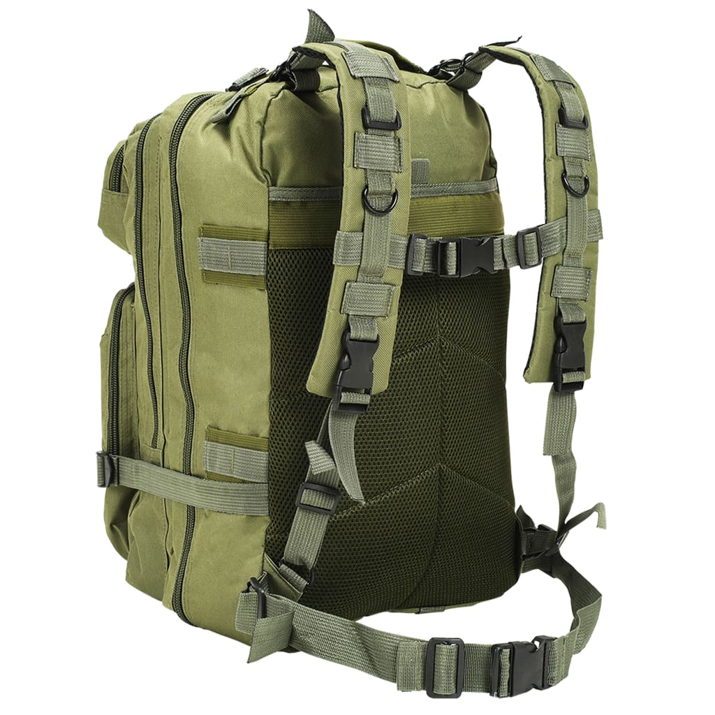 Mochila estilo exército 50 L verde azeitona