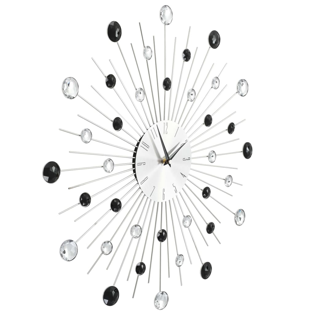 Relógio de parede com movimento quartzo design moderno 50 cm