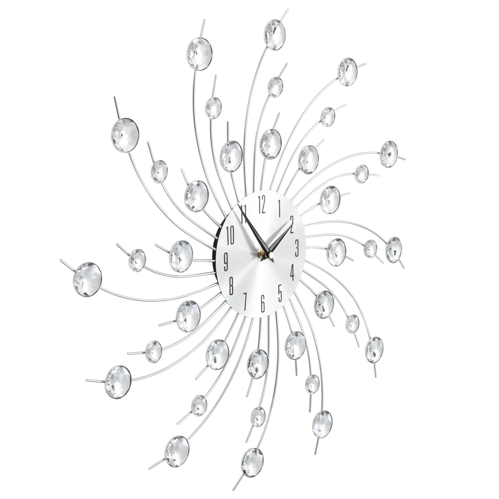Relógio de parede com mecanismo quartzo design moderno 50 cm