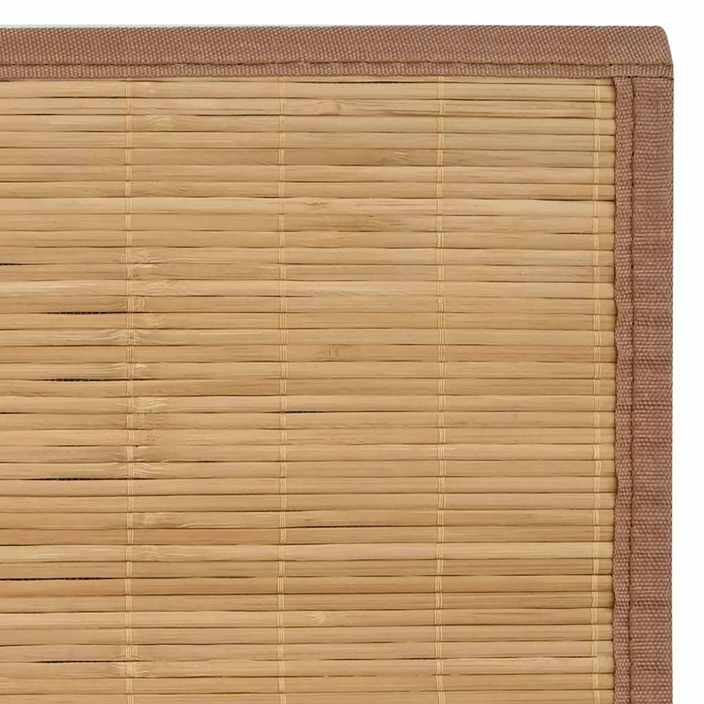 Tapete de bambu 160x230 cm natural