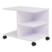 Estante com rodas 50x35x42 cm branco