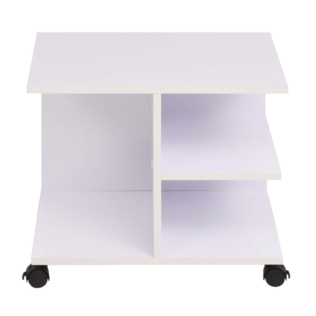 Estante com rodas 50x35x42 cm branco