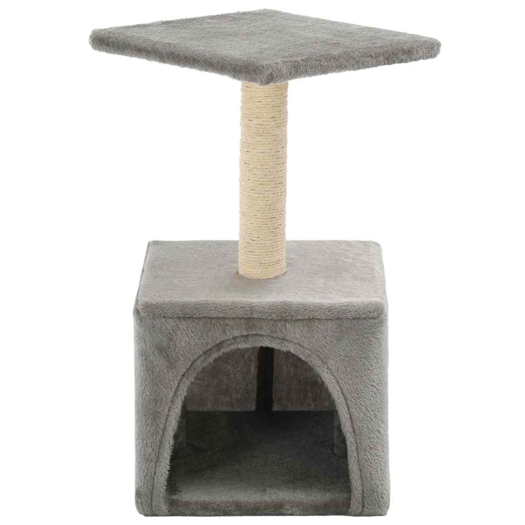 Árvore p/ gatos c/ postes arranhadores sisal 55 cm azul escuro