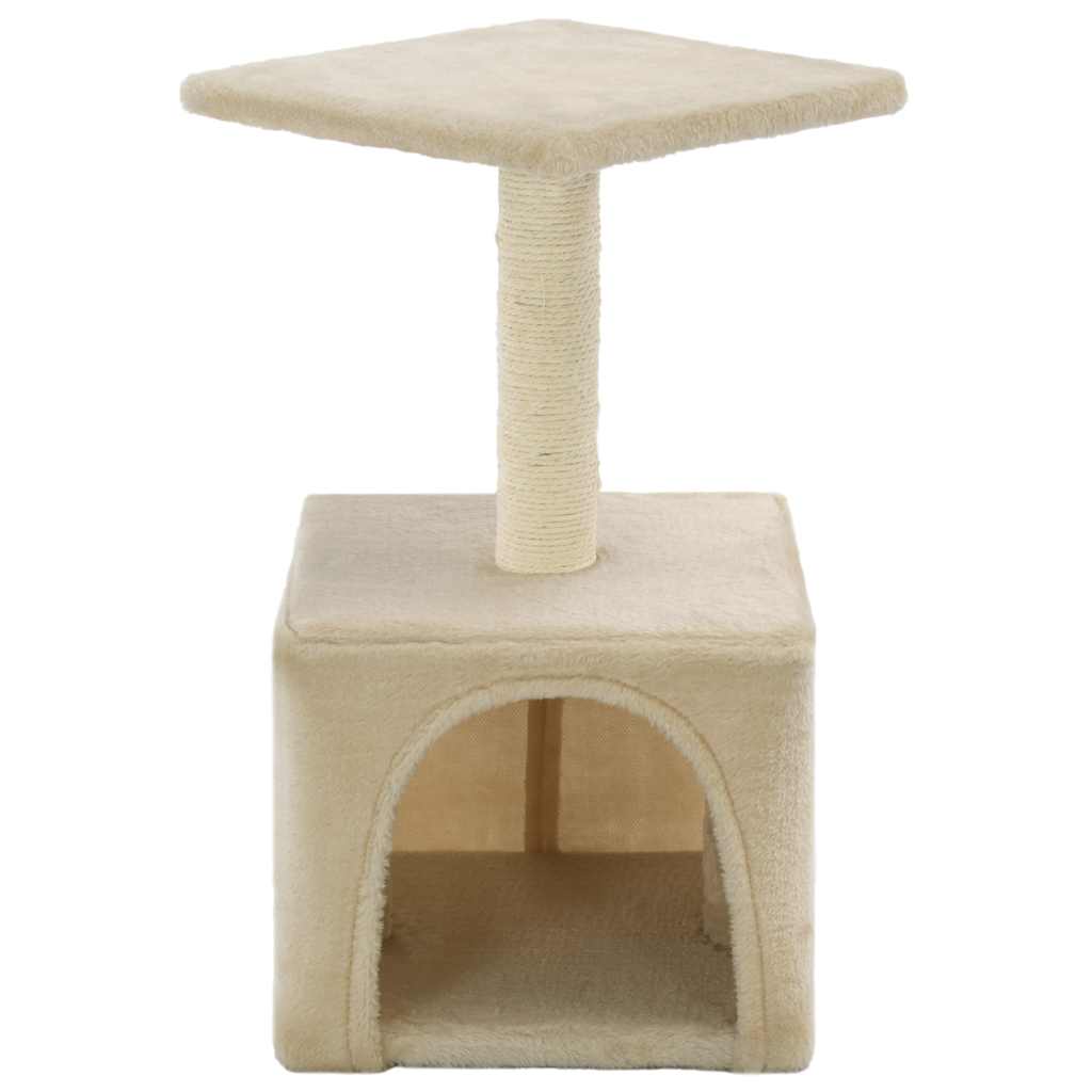 Árvore p/ gatos c/ postes arranhadores sisal 55 cm azul escuro