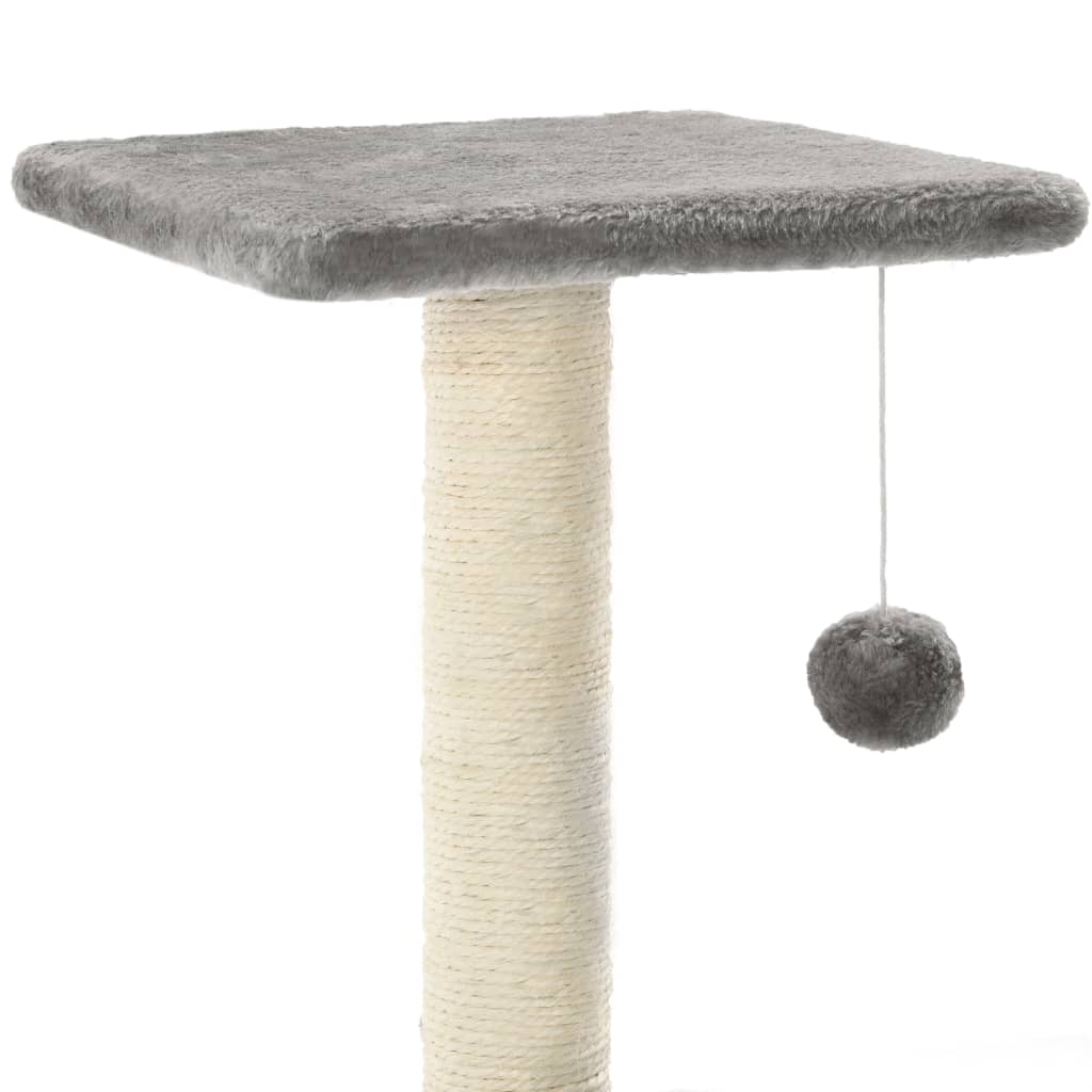 Árvore p/ gatos c/ postes arranhadores sisal 65 cm azul escuro