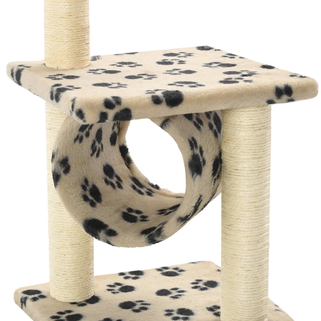 Árvore p/ gatos c/ postes arranhadores sisal 65 cm azul escuro