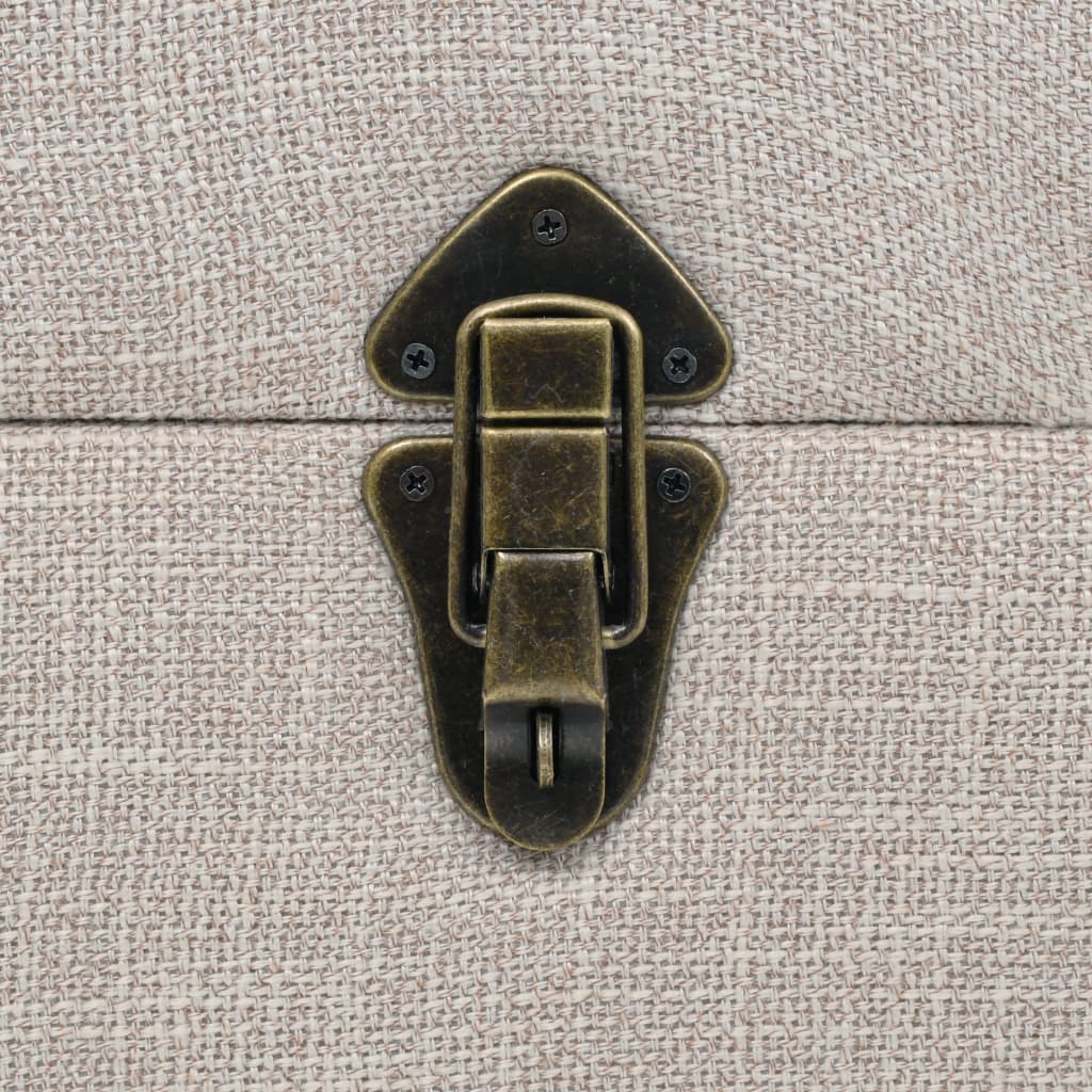 Banco de arrumação madeira maciça e aço 111x34x37 cm