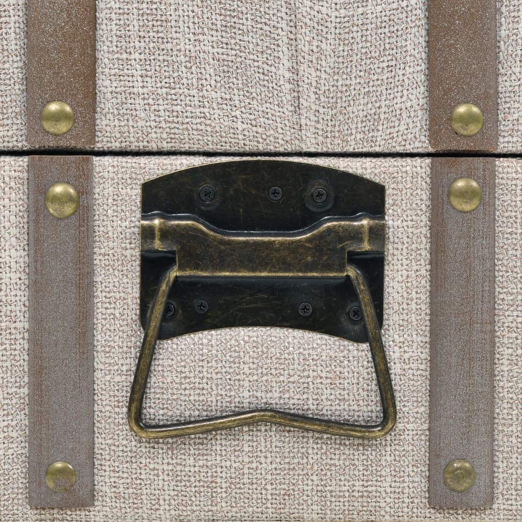 Banco de arrumação madeira maciça e aço 111x34x37 cm