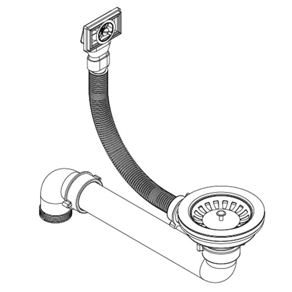 Lava-louça com 1 cuba granito cinzento