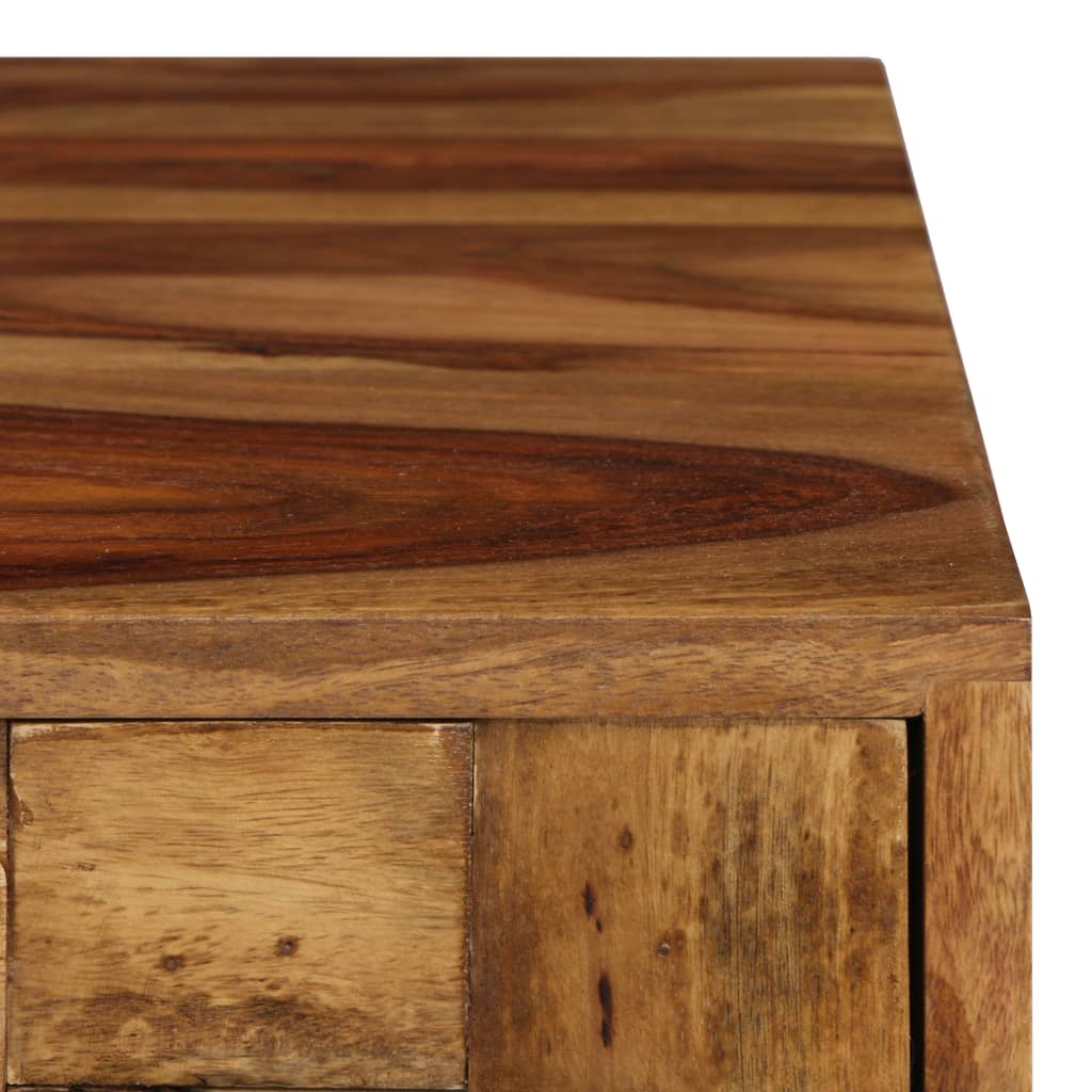 Mesa centro madeira acácia maciça c/ acabam. mel 110x50x37 cm
