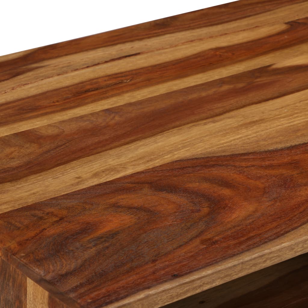 Mesa centro madeira acácia maciça c/ acabam. mel 110x50x37 cm