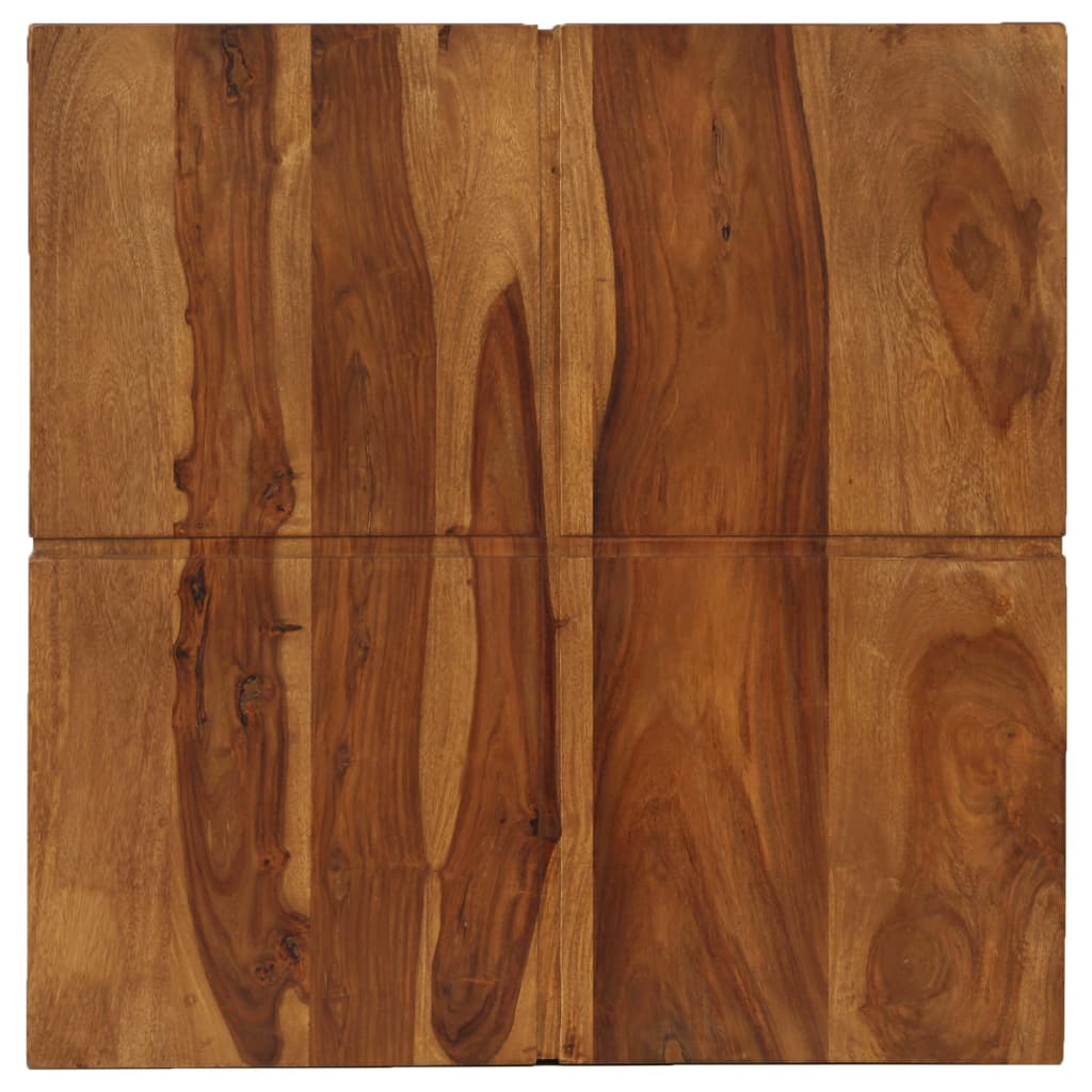 Mesa de centro 80x80x30 cm madeira de acácia maciça