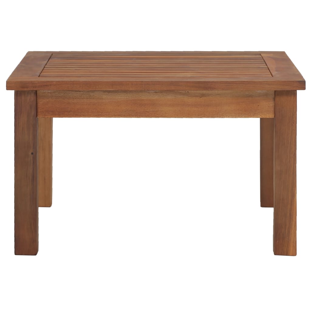 4 pcs conjunto lounge jardim c/ almofadões vime PE castanho